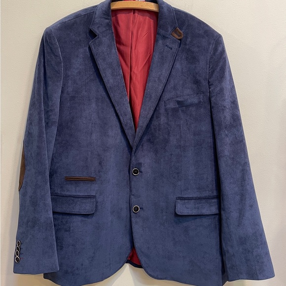 Blue Corduroy English Laundry Sport Coat / Blazer - Picture 8 of 11